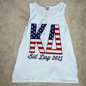 Kappa Delta patriotic tank